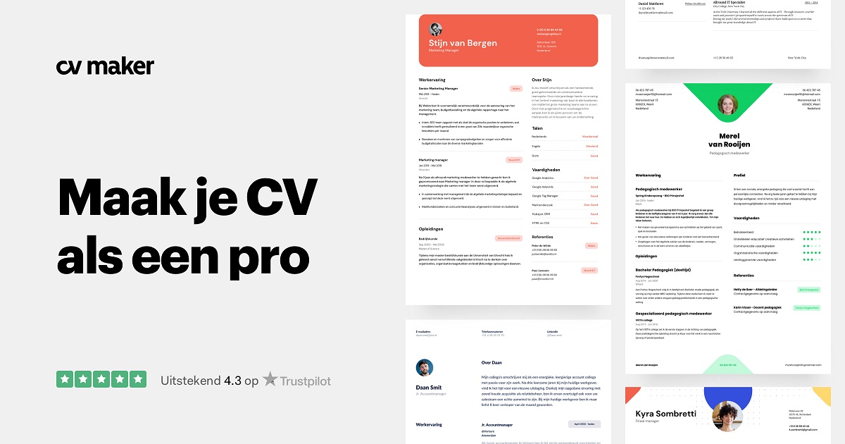 Engels cv maken; voorbeelden, templates en tips - CVmaker.nl Engels Cv Maken; Voorbeelden, Templates En Tips - Cvmaker.Nl